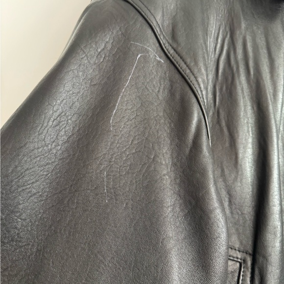 J. Park | genuine leather bomber jacket - Picture 14 of 15